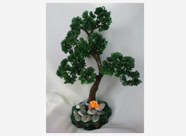 Bonsai z klasy mistrzowskiej koralików (zdjęcie)