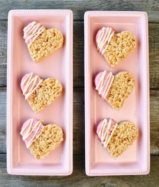 Heart-shaped cookies