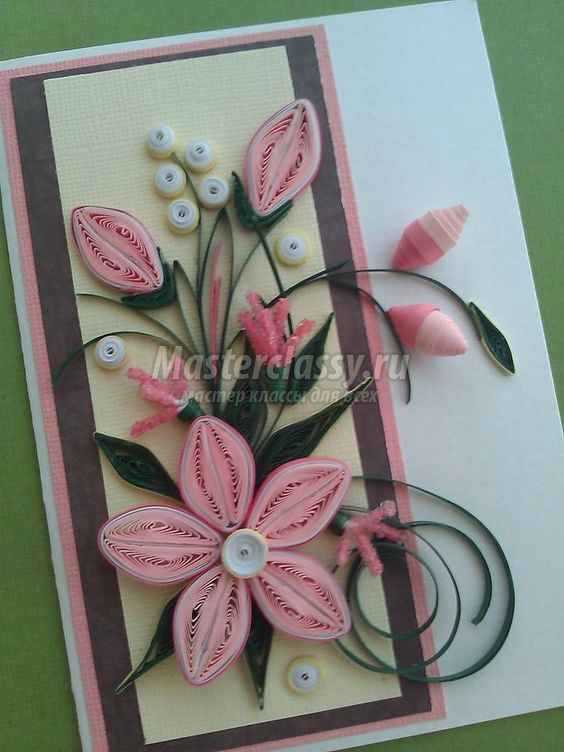 DIY kártyák virággal