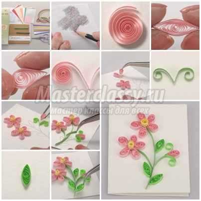 Kartki DIY z kwiatami