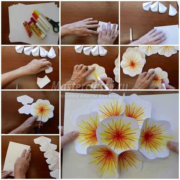 Kartki DIY z kwiatami
