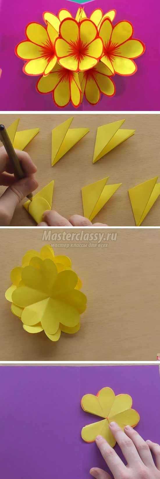 DIY kártyák virággal