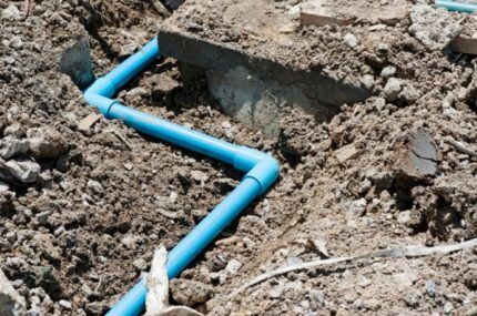 Loss of water pressure in pipelines