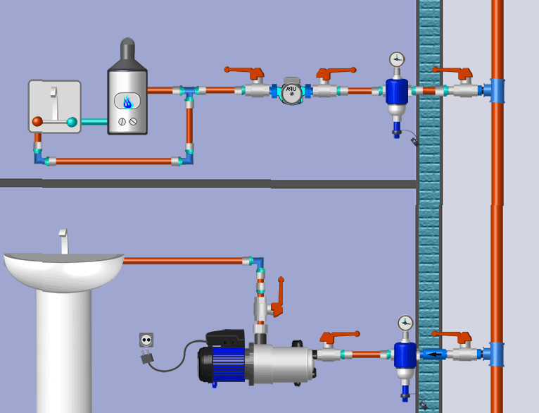 How to increase the water pressure in an apartment with your own hands: pressure pumps and their parameters