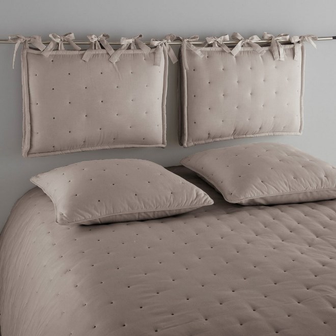 Decorative pillow-headboards