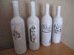 Decoupage: creative ideas for your home. Bottle with napkins, casket photo