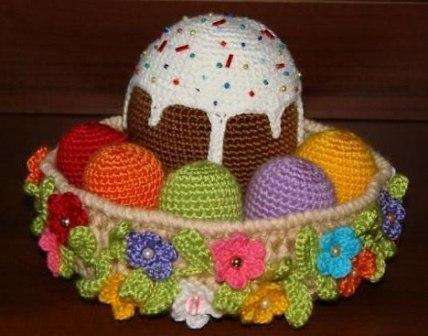 Eggs, rabbits, let's see what kind of Easter composition you can knit, if you show imagination and a little creativity