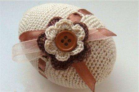 You can crochet not only funny cases on the testicles, but also the testicles themselves, and how it might look, we suggest that you familiarize yourself