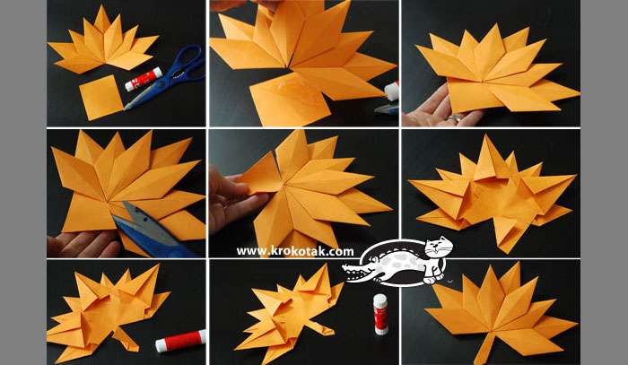 DIY origami do września