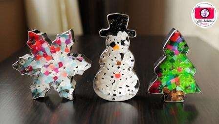 DIY winter crafts for the garden: toys