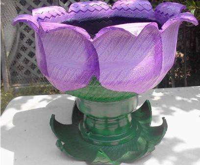 the original color of the dacha flowerpot