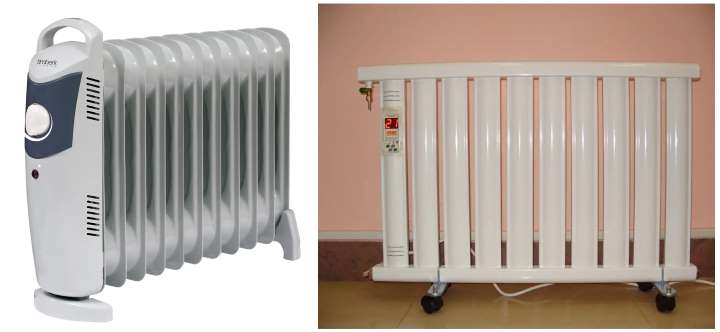 Опция за електрическо отопление - маслени радиатори