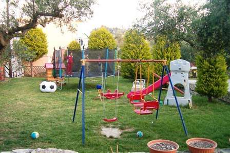 playground in front of the house