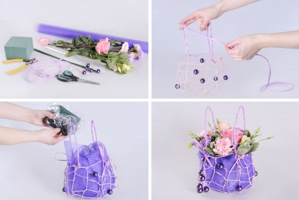 Floristry for beginners step by step. Assembling bouquets, teaching decor, photo, video tutorials