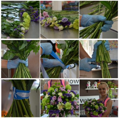 Floristry for beginners step by step. Assembling bouquets, teaching decor, photo, video tutorials