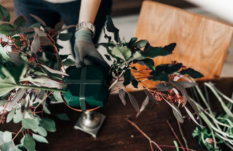 Greenery for a bouquet