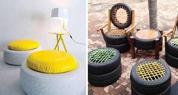 Modern craftsmen have come up with many ideas for products from tires, so you can make not only decor items, but also high-quality furniture.