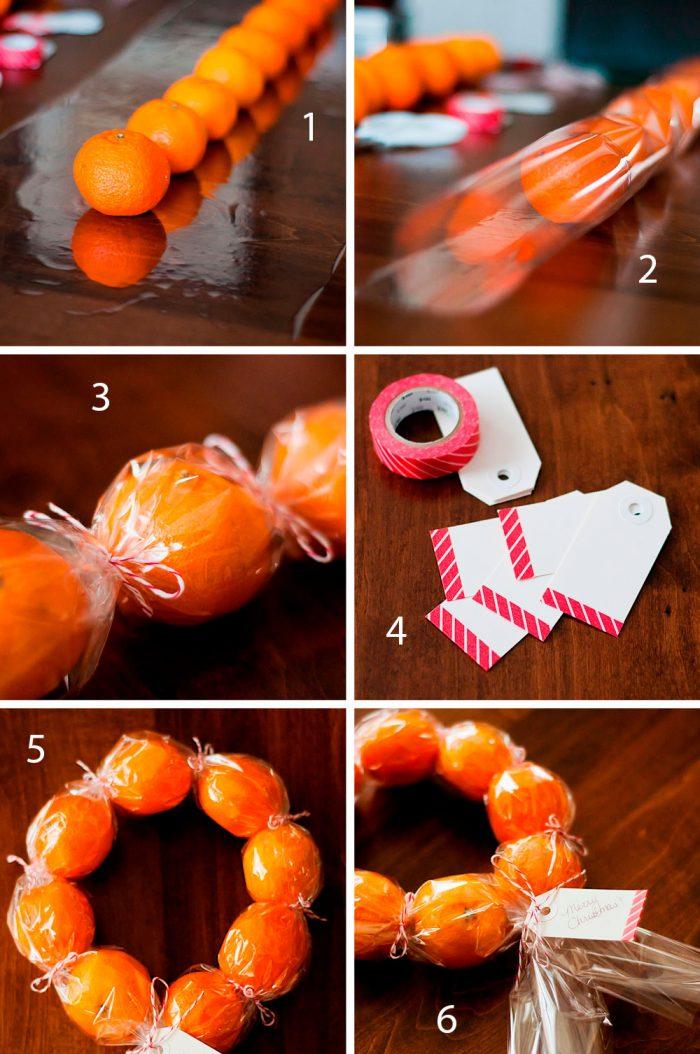 DIY tangerine crafts