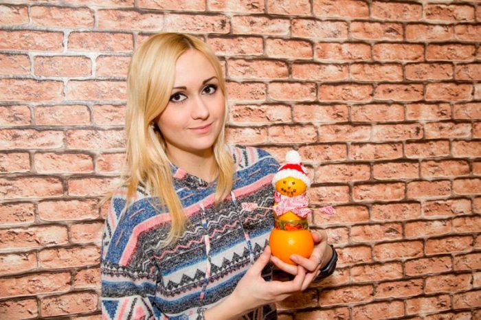 crafts from tangerines for the new year