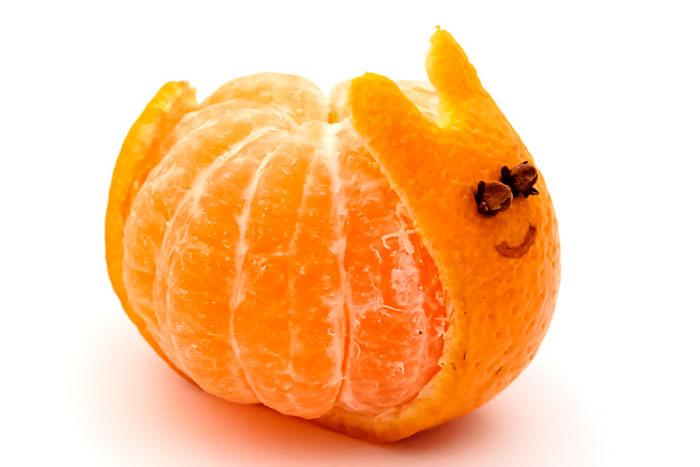 DIY tangerine crafts