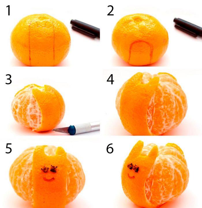 DIY tangerine crafts