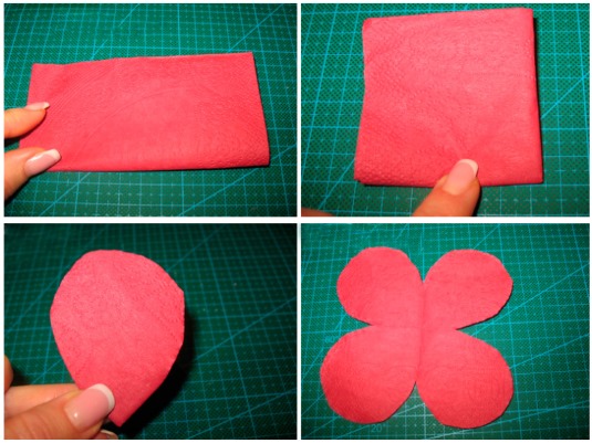 beautiful crafts from napkins