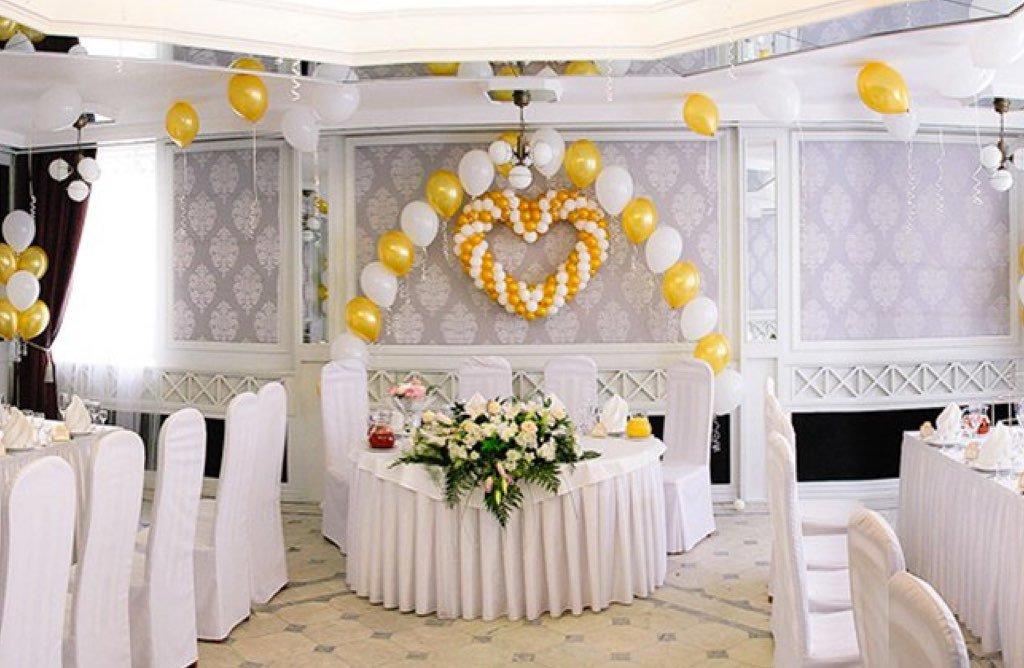 dekoracja sali na wesele ze zdjęciem balonów