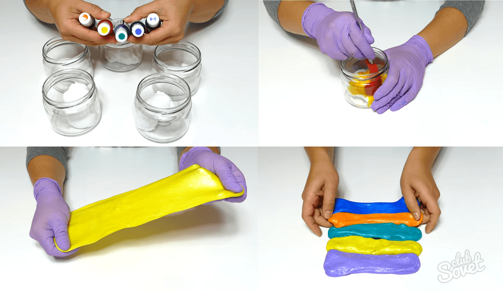 how to make a slime with your own hands