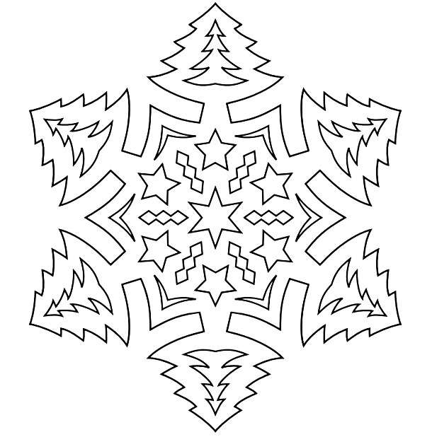 vytynanka for the new year print