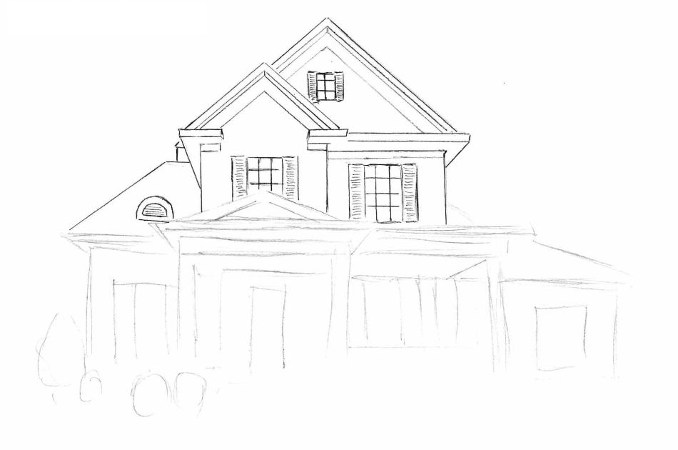 Hogyan rajzoljunk egy szép házat 1