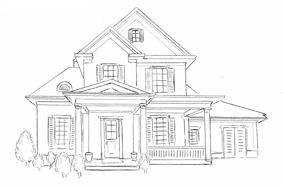 Hogyan rajzoljunk egy házat