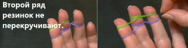 hoe armbanden te weven van elastische banden