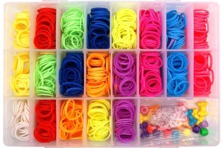 hoe armbanden te weven van populaire gekleurde Rainbow Loom-elastiekjes