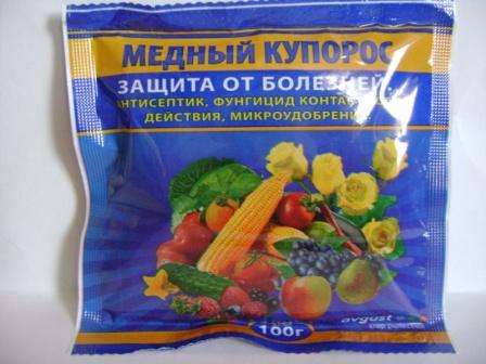 Защо дърветата и храстите се третират с меден сулфат