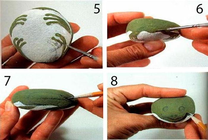 jak malować kamienie własnymi rękami