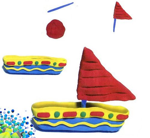 Plasticine boats - master class, photo 2