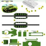 Tank t-34 template