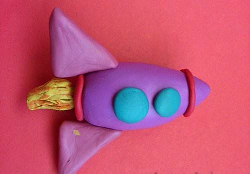 Plasticine rocket - master class, photo 6