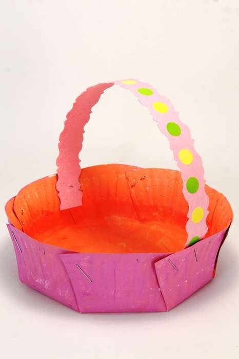 DIY fabric basket