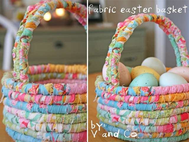 how to make an Easter basket with your own hands