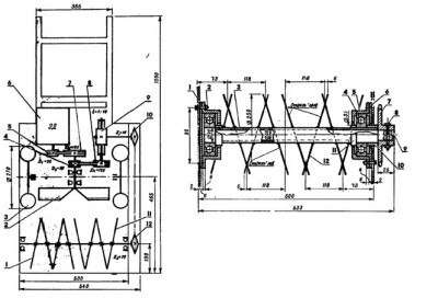 DIY snow blower for walk-behind tractor, drawings