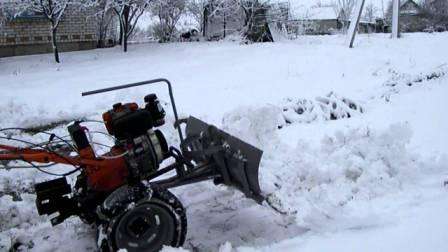 How to make a snow blower from a walk-behind tractor
