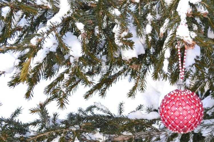 Bombki choinkowe plecione z koralików