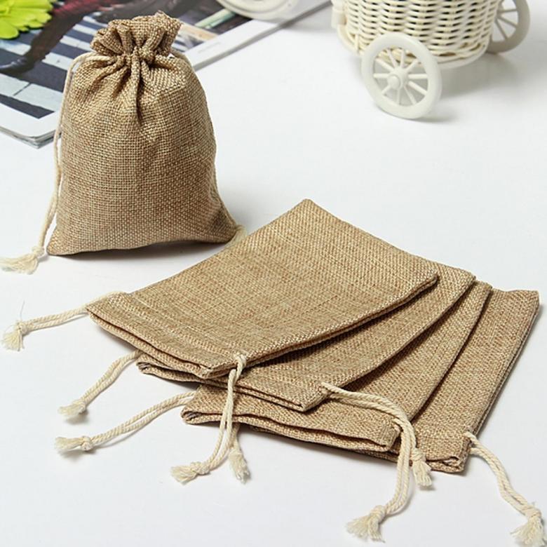 How to sew a bag with ties - DIY bags for gifts and herbs