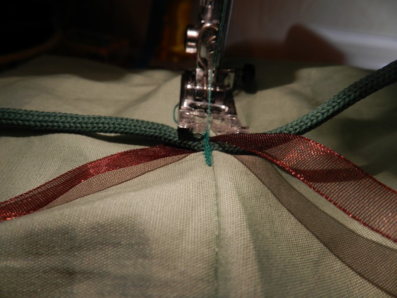 How to sew a bag with ties - DIY bags for gifts and herbs