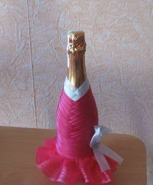 we decorate champagne for the new year with our own hands master class