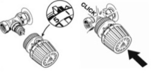 How to properly install the thermostat on the battery