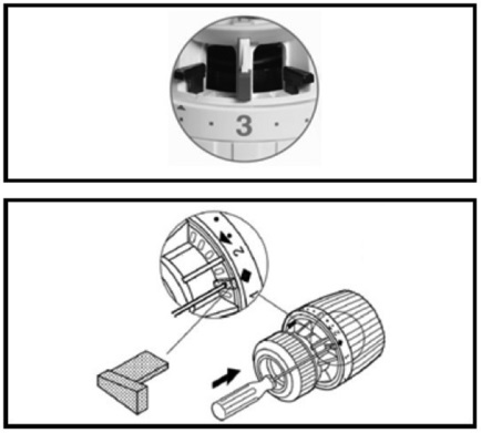 How to properly install the thermostat on the battery