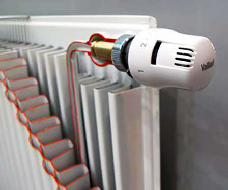 Sectional steel radiator