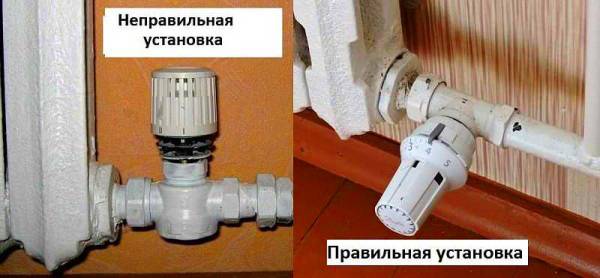 Thermostat for a heating radiator